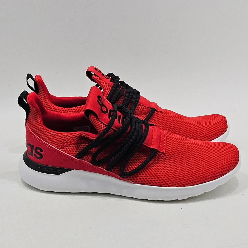 Adidas Lite Racer Adapt 3.0 Mens 11.5 Red Black Slip On Running Shoes FX8809